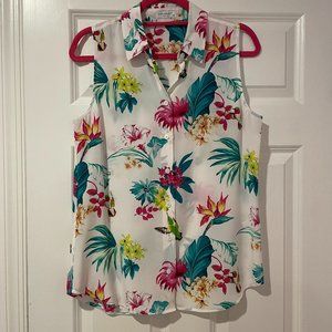 Equipment Colleen Floral Print Blouse, S